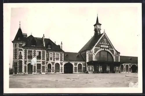 AK Chauny /Aisne, La Gare