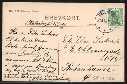 AK Helsingor, Jernbanestation