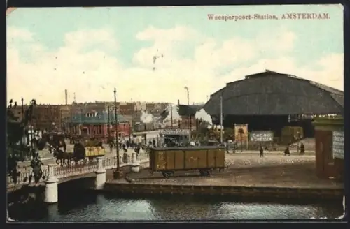 AK Amsterdam, Weesperpoort-Station