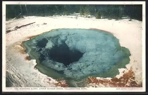 AK Yellowstone Park, The Morning Glory, Upper Geyer Basin, Geysir