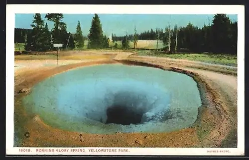 AK Geysir Morning Glory Spring im Yellowstone Park