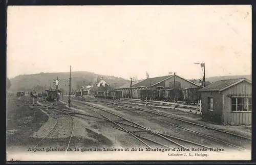 AK Laumes, aspect générale de la Gare / Bahnhof