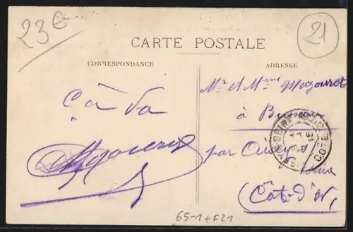 AK Dijon, Vue Panoramique de la Gare, Bahnhof