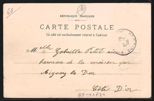 AK Chatillon-sur-Seine, La Gare, vue générale, Bahnhof