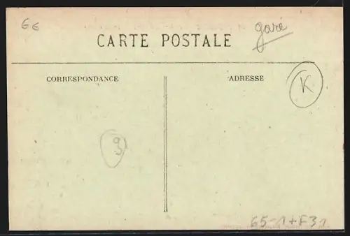 AK Toulouse, La Gare Matabiau, Vue Intérieure