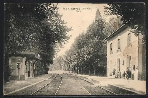 AK Montastruc /Hte-Gne, Gare, Bahnhof