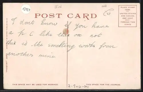 AK Lake Linden, MI, Calumet and Hecla Smelters, Bergbau