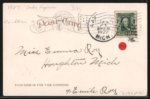 AK Lake Lindem, MI, Calumet & Hecla Mills, Bergbau