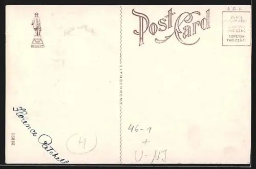 AK Bridgerton, NJ, Laurel Street, Looking South, Strassenbahn