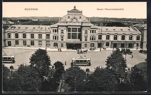 AK C. Budejovice, Nove osobni nadrazi