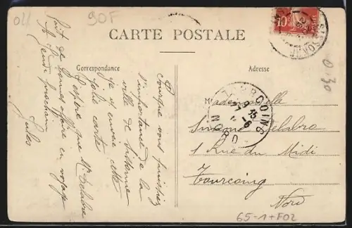 AK Sissonne /Aisne, La Gare, vue intérieure, Bahnhof