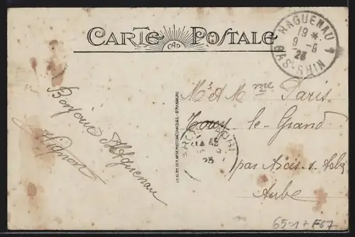 AK Haguenau, La Gare