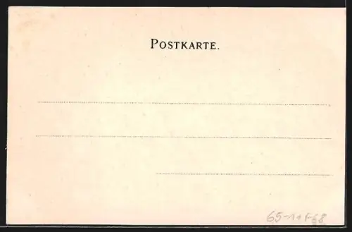 AK Münster /Els., Bahnhof mit Strasse, Panorama