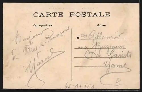 AK Vitry-le-Francois, La Gare