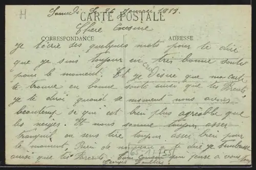 AK Boncourt /Meuse, La Gare