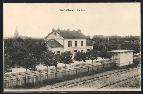 AK Void, La Gare, Blick auf den Bahnhof