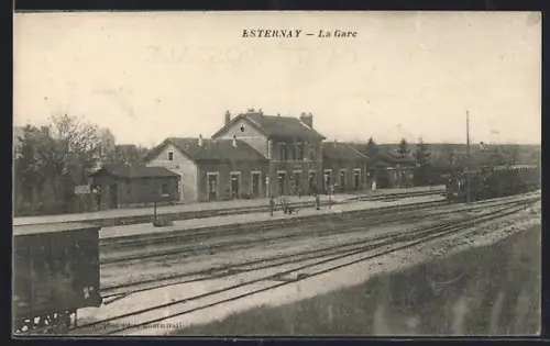 AK Esternay, La Gare