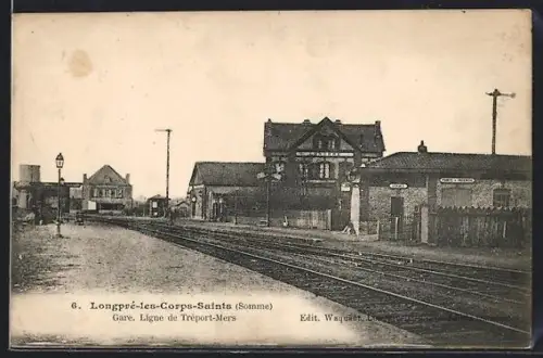 AK Longpré-les-Corps-Saints, Gare, Ligne de Tréport-Mers