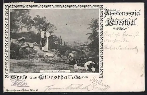 AK Eibesthal, Passionsspiel, Christus am Ölberg