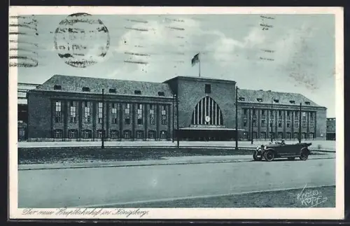 AK Königsberg, Der neue Hauptbahnhof