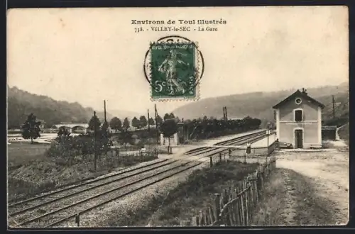AK Villey-le-Sec, La Gare