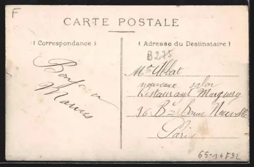 AK Becon-les-Bruyeres, Perspective de la Gare du Pont des Couronnes