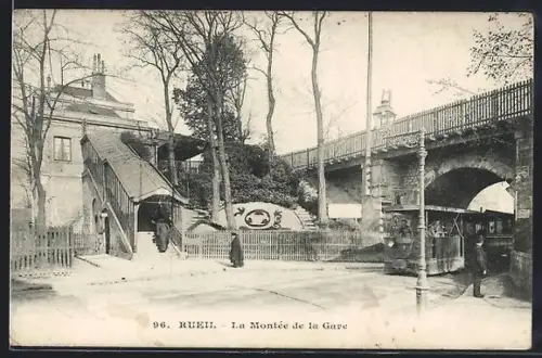 AK Rueil, La Montée de la Gare