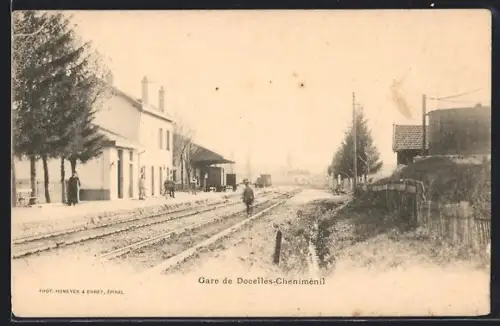 AK Docelles-Chenimenil, Gare, Bahnhof