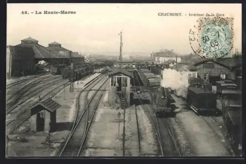 AK Chaumont /Haute-Marne, Intérieur de la Gare