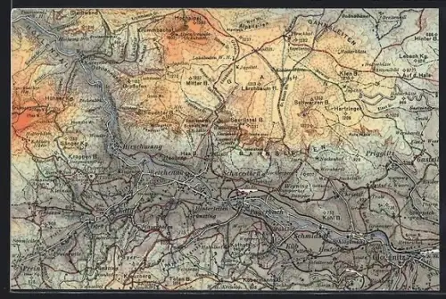 AK Landkarte, Blatt Payerbach-Gahns