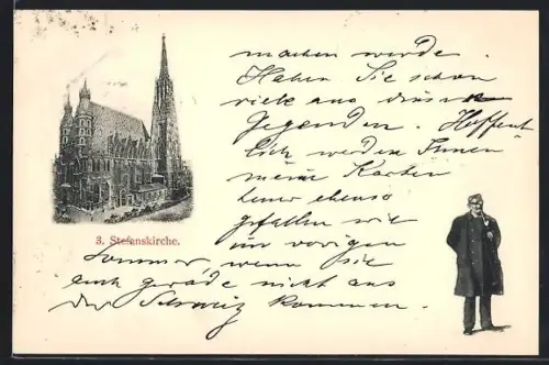 AK Wien, Ansicht der Stefanskirche