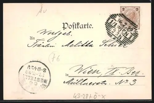 AK Wien, Ansicht der Stefanskirche