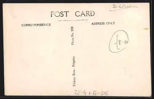 Foto-AK Torquay, Coach of the Royal Cars, Autobus