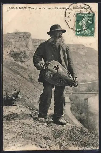 AK Saint-Moré, Streichinstrument Drehleier