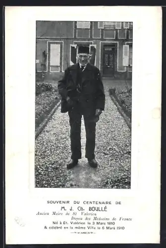 AK St-Valérien, Centenaire de M. J. Ch. Boullé, Hundertjähriger
