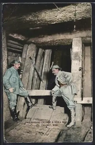 AK Calumet, MI, Underground Calumet and Hecla Mine