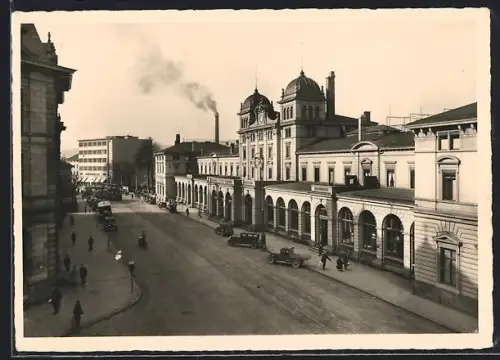 AK Winterthur, Ansicht vom Bahnhof