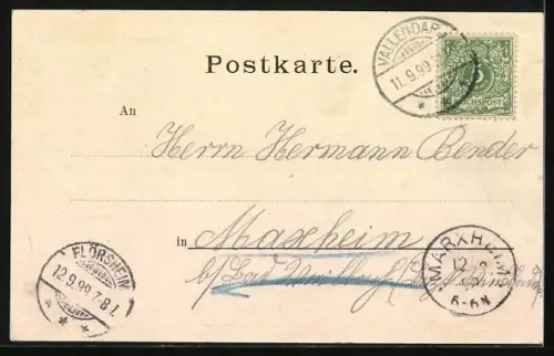 AK Weitersburg, Gasthof Jacob Hahn mit Strassenpartie