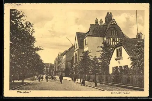 AK Wiesdorf, Partie in der Nobelstrasse