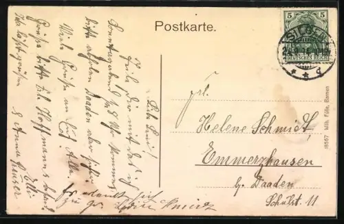 AK Siegen, Villen in der Oberhäusling-Strasse