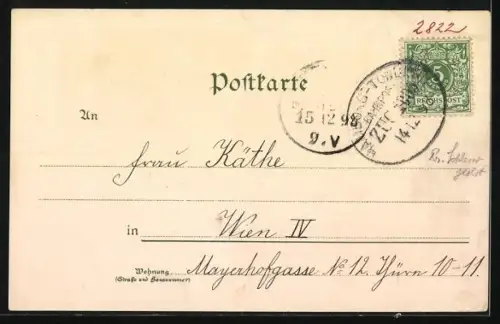 Lithographie Pinneberg, Gasthof zur Eiche, Bes. F. Strupp, Bahnhofs-Hotel