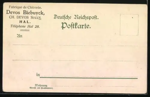 Lithographie Hilchenbach, Stift Keppel, Seminar, Blick auf den Ort