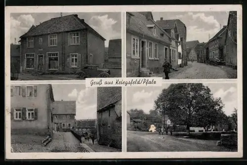 AK Kriegsfeld /Pfalz, Handlung Herbert Pritzius, Strassenpartie im Ort