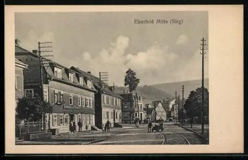 AK Eiserfeld /Sieg, Gasthaus in der Ortsmitte