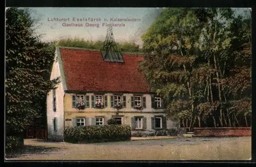 AK Eselsfürth b. Kaiserslautern, Gasthaus Georg Flockerzie