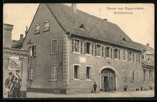 AK Oggersheim, Partie am Schillerhaus