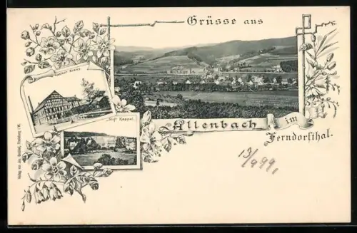 AK Allenbach / Ferndorfthal, Gasthof Kraus, Stift Keppel