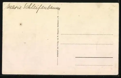 AK Müsen i. Westf., Gasthof zum Stahlberg, Bes. Hermann Freudenberg