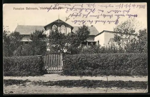 AK Nieblum /Föhr, Gasthof und Pension Bahnsen
