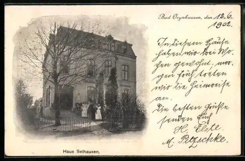 AK Bad Oeynhausen, Hotel Haus Selhausen